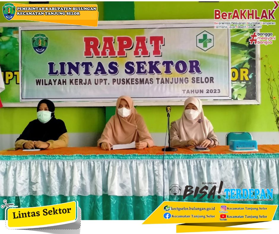 Rapat Lintas Sektor wilayah kerja UPT Puskesmas Tanjung Selor.